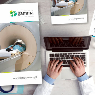 projekty ulotek i folderów